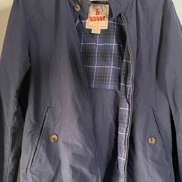 Barracuta G9 Harrington Jacket Size 42 M/L Blue Houndstooth - Picture 4 of 9